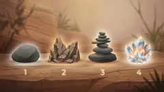 Teste visual: escolhe uma das 4 pedras e descobre quão forte é realmente o teu espírito